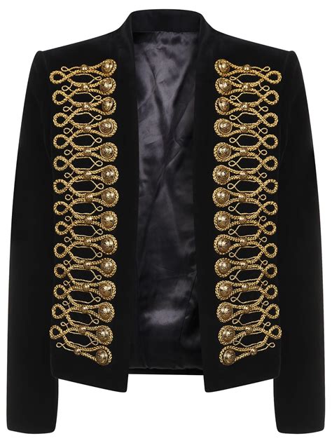 balmain replica jacket|balmain military jacket.